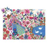 Puzzle: Prinzessin & Pfau - 36 Teile