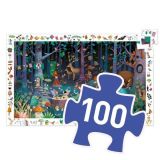 Wimmelpuzzle: Der verwunschene Wald 100 Teile
