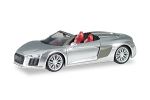 Audi R8 V10 Spyder eissilber