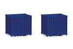 Aufbau 10ft. Cont. 2St, blau