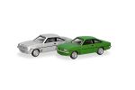 N/2er Set Opel Manta gr�n/silber