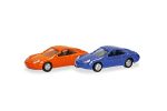N/2er Set Porsche 911orange/blau