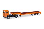 Scania 141 Tieflade-Sz orange