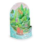 Ausmalbilder Diorama: Insel