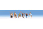 Skifahrer, 6 Figuren