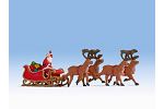 Weihnachtsmann mit Schlitten