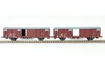 DR 2er-Set Gterwagen Glmms, DR IV