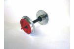 G Metallradsatz fr Wagen, 30 mm (2 Stck., verchromt, rot)