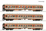 3er Set Silberlinge Citybahn