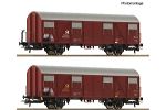 2er Set gedeckte Guterwagen P