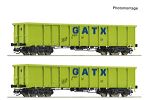 2er Set offene Guterwagen GATX