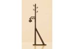 6 Freileitungsmasten mit Lampe