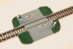 Bahnbergang - Halbschranke TT