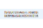 Sitzende Reisende. 48 Figuren