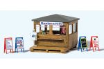 Kiosk mit Bootsverleih. Bausatz