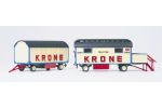 Damentoilette und Packwagen