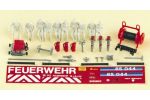 Feuerwehr-Set. Tragkraftsprit