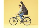Student auf Fahrrad