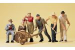 Landbevlkerung. 6 Figuren