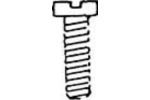 Schraube M1x2mm DIN 84,10St