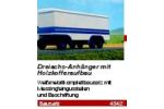 Dreiachs-Anhnger m.Holzkoffe