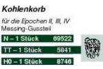 Kohlenkorb,Messinggu 2StckT