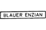 Neusilber tzschilder Blauer