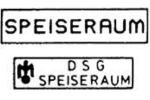 Speisewagenschilder
