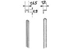 Kunststoff U-Profil,4St