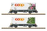Containerwagen-Set Coop RhB