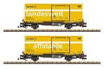 Containerwagen-Set Post RhB
