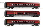 3er Set Railjet mit Beleuchtung