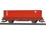 Flachwagen Ks [3300] mit Container
