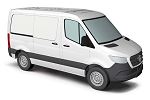 MB Sprinter, kurzer Radstand, wei