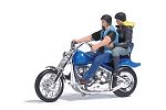US Motorrad mit Bikerprchen