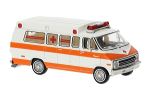 Dodge B 200 Ambulance, weiss/rot