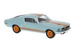 Ford Mustang, hellblau/orange