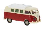 VW T1b Camper, hellbeige/rot