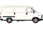 Fiat Ducato Kasten, weiss, 1982