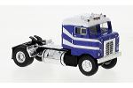 Kenworth Bullnose, blau, weis
