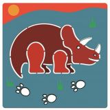 Schablonen: Dinos - Dinosaurs