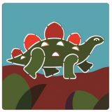 Schablonen: Dinos - Dinosaurs