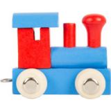 Buchstabenzug Lok rot/blau