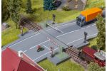 Bahnschranke mit Antriebsteilen