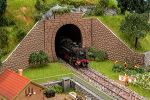 2 Tunnelportale, 1-gleisig