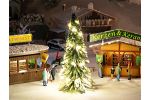 Weihnachtsbaum mit Beleuchtung