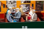 6 sitzende Waggon-Reisende II