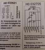 H0 HL Lichthauptsignal mit Leuchtstreifen und wei�en LED`s f�r Rangiersignal Ra 12 DR
