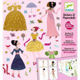 Stickerpuppen: Papier Puppen - Durch die Jahreszeiten