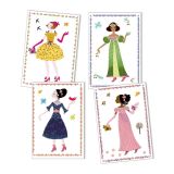 Stickerpuppen: Papier Puppen - Durch die Jahreszeiten